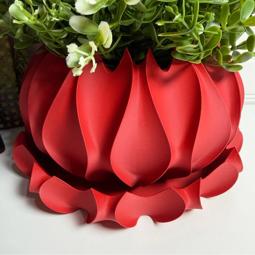 Abyssal Planter Pot, Planter with Drainage Tray, Houseplant Pot